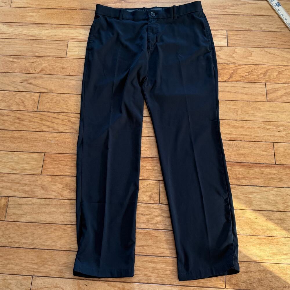 Nike Flex Men's Dri-Fit Golf Pants Black 34x30 Flat Front Trousers AJ5489-010